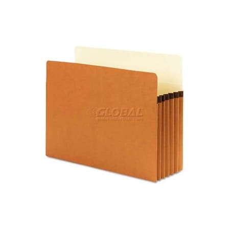 Smead Smead SuperTab Pocket, Redrope, 5-1/4" Accordion Expansion, Letter, 10/Box 73240